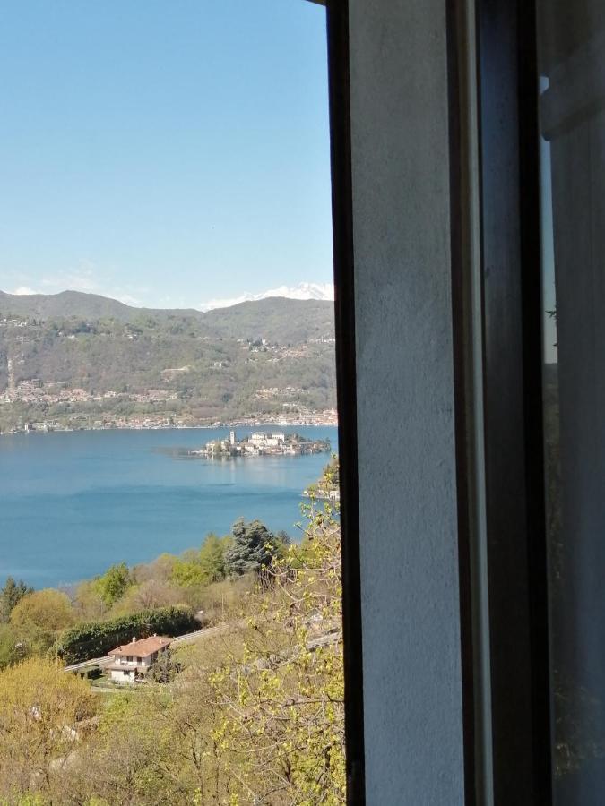 Terrazza sul lago Ameno Esterno foto